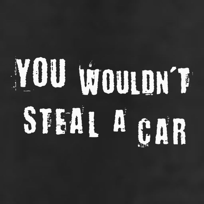 You WouldnT Steal A Car Funny Costume Pirate Theme Party 7 Panel Mesh Trucker Snapback Hat