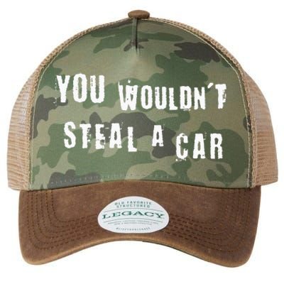 You Wouldnt Steal A Car Funny Costume Pirate Theme Party Legacy Tie Dye Trucker Hat