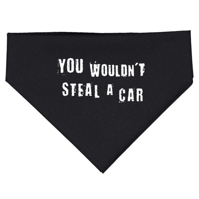 You Wouldnt Steal A Car Funny Costume Pirate Theme Party USA-Made Doggie Bandana