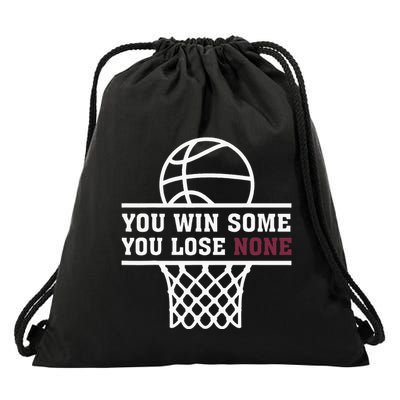 You Win Some You Lose None Drawstring Bag