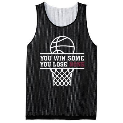 You Win Some You Lose None Mesh Reversible Basketball Jersey Tank