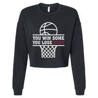 You Win Some You Lose None Cropped Pullover Crew