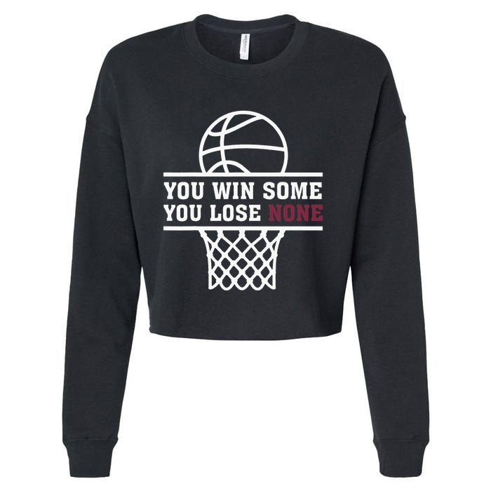 You Win Some You Lose None Cropped Pullover Crew