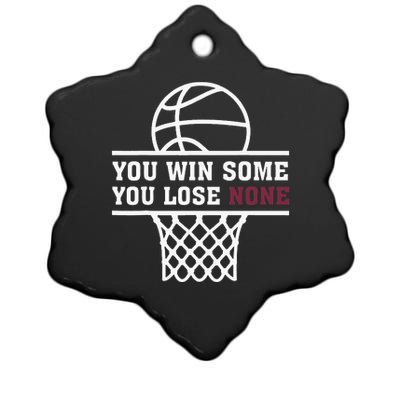 You Win Some You Lose None Ceramic Star Ornament