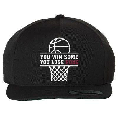 You Win Some You Lose None Wool Snapback Cap