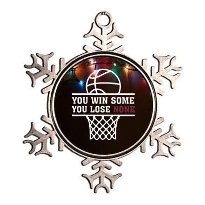 You Win Some You Lose None Metallic Star Ornament