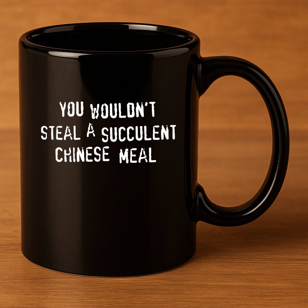 You WouldnT Steal A Succulent Chinese Meal 11oz C Handle Ceramic Mug