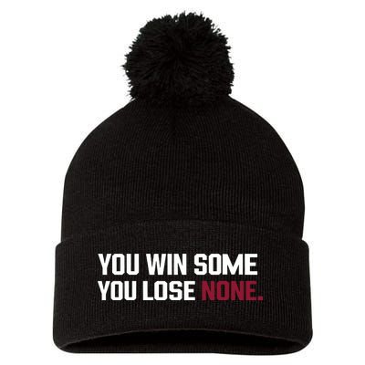 You Win Some You Lose None Pom Pom 12in Knit Beanie