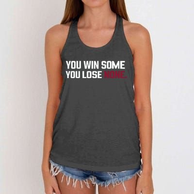 You Win Some You Lose None Women's Knotted Racerback Tank