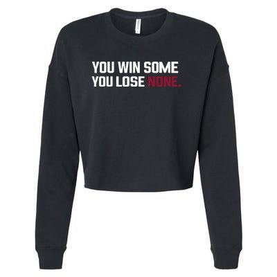 You Win Some You Lose None Cropped Pullover Crew