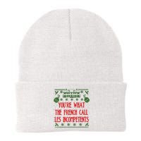 You're What The French Call Les Incompetents Xmas Alone Home Knit Cap Winter Beanie