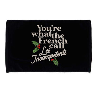 You're What The French Call Les Incompetents Christmas Microfiber Hand Towel