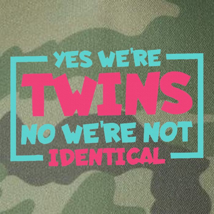 Yes WeRe Twins No WeRe Not Identical Twin Siblings Legacy Tie Dye Trucker Hat