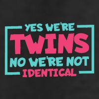 Yes WeRe Twins No WeRe Not Identical Twin Siblings Adult Drive Performance Visor