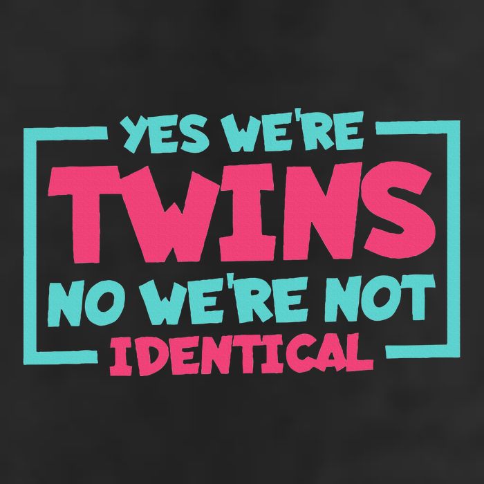 Yes WeRe Twins No WeRe Not Identical Twin Siblings Adult Drive Performance Visor