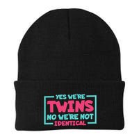 Yes WeRe Twins No WeRe Not Identical Twin Siblings Beanie