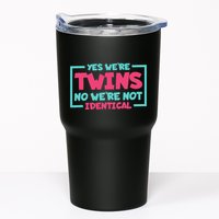 Yes WeRe Twins No WeRe Not Identical Twin Siblings Tumbler