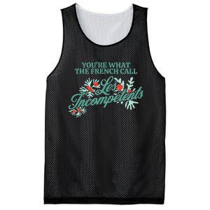 YouRe What The French Call Les Incompetents Christmas Mesh Reversible Basketball Jersey Tank