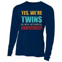 Yes WeRe Twins No WeRe Not Identical IM Better Looking Cooling Performance Long Sleeve Crew