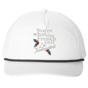 YouRe What The French Call Les Incompetents Christmas Funny Snapback Five-Panel Rope Hat