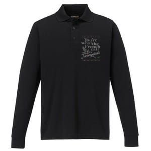 YouRe What The French Call Les Incompetents Ugly Christmas Performance Long Sleeve Polo