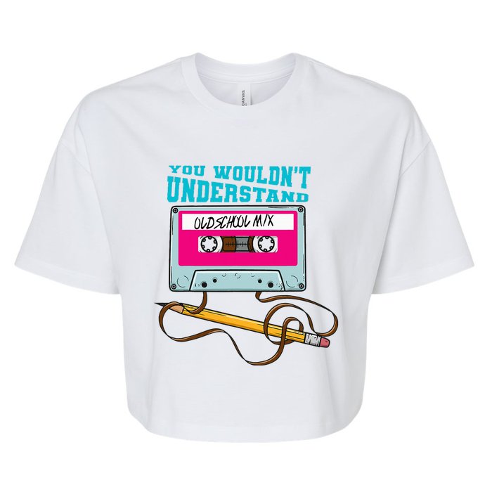 You Wouldnt Understand 90s Retro Era Born In The 1990 Bella+Canvas Jersey Crop Tee