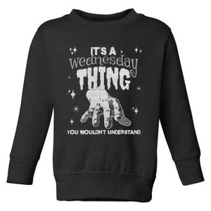 You Wouldnt Understand This Thing On A Gloomy Wednesday Toddler Sweatshirt