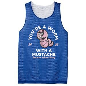 Youre Worm With A Mustache James Tom Ariana Reality Mesh Reversible Basketball Jersey Tank