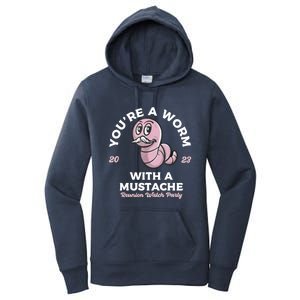 Youre Worm With A Mustache James Tom Ariana Reality Women's Pullover Hoodie