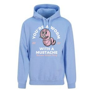 Youre Worm With A Mustache James Tom Ariana Reality Unisex Surf Hoodie