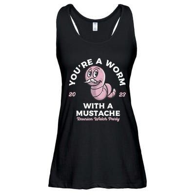 Youre Worm With A Mustache James Tom Ariana Reality Ladies Essential Flowy Tank