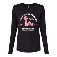 You're Worm With A Mustache James Tom Ariana Reality Funny Womens Cotton Relaxed Long Sleeve T-Shirt