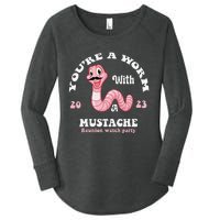 You're Worm With A Mustache James Tom Ariana Reality Funny Women's Perfect Tri Tunic Long Sleeve Shirt