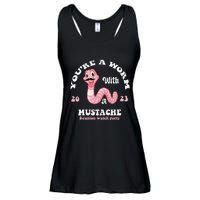 You're Worm With A Mustache James Tom Ariana Reality Funny Ladies Essential Flowy Tank