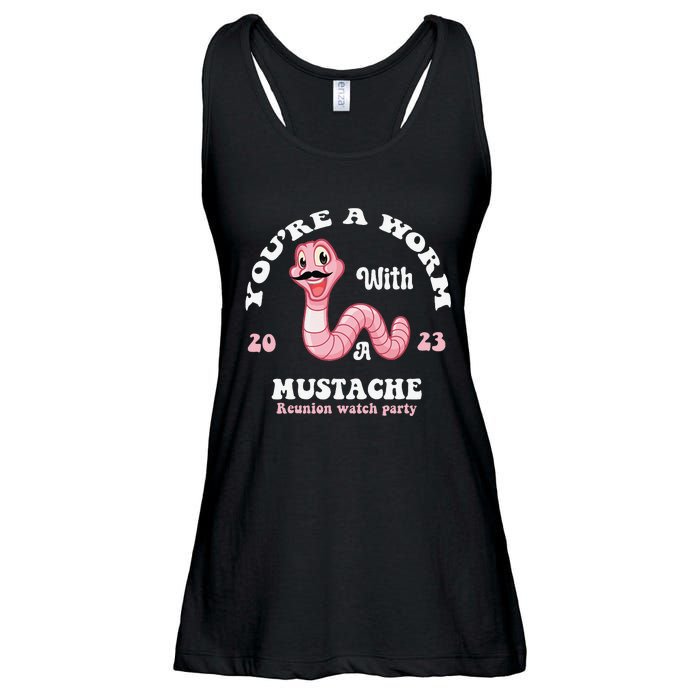 You're Worm With A Mustache James Tom Ariana Reality Funny Ladies Essential Flowy Tank