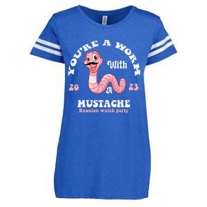 You're Worm With A Mustache James Tom Ariana Reality Funny Enza Ladies Jersey Football T-Shirt