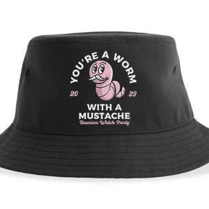 Youre Worm With A Mustache James Tom Ariana Reality Sustainable Bucket Hat