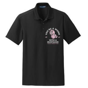 Youre Worm With A Mustache James Tom Ariana Reality Dry Zone Grid Polo