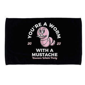 Youre Worm With A Mustache James Tom Ariana Reality Microfiber Hand Towel