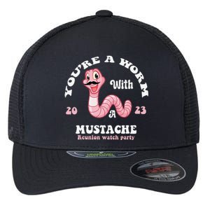 You're Worm With A Mustache James Tom Ariana Reality Funny Flexfit Unipanel Trucker Cap