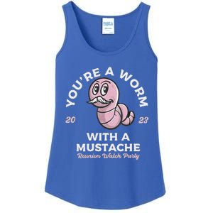 You're Worm With A Mustache James Tom Ariana Reality Ladies Essential Tank