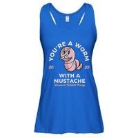 You're Worm With A Mustache James Tom Ariana Reality Ladies Essential Flowy Tank