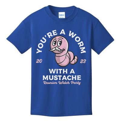 You're Worm With A Mustache James Tom Ariana Reality Kids T-Shirt