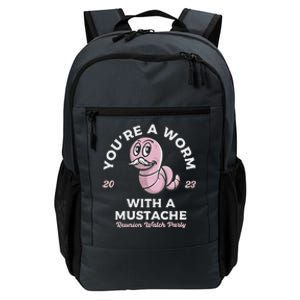 You're Worm With A Mustache James Tom Ariana Reality Daily Commute Backpack