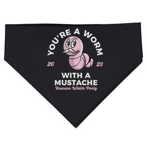 You're Worm With A Mustache James Tom Ariana Reality USA-Made Doggie Bandana