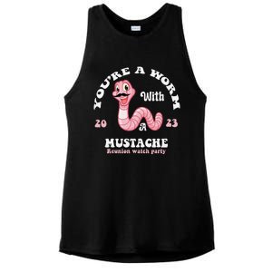 You're Worm With A Mustache James Tom Ariana Reality Funny Ladies PosiCharge Tri-Blend Wicking Tank