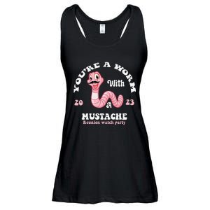 You're Worm With A Mustache James Tom Ariana Reality Funny Ladies Essential Flowy Tank