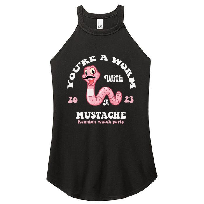 You're Worm With A Mustache James Tom Ariana Reality Funny Women's Perfect Tri Rocker Tank