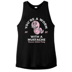 You're Worm With A Mustache James Tom Ariana Reality Ladies PosiCharge Tri-Blend Wicking Tank