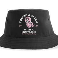 You're Worm With A Mustache James Tom Ariana Reality Sustainable Bucket Hat